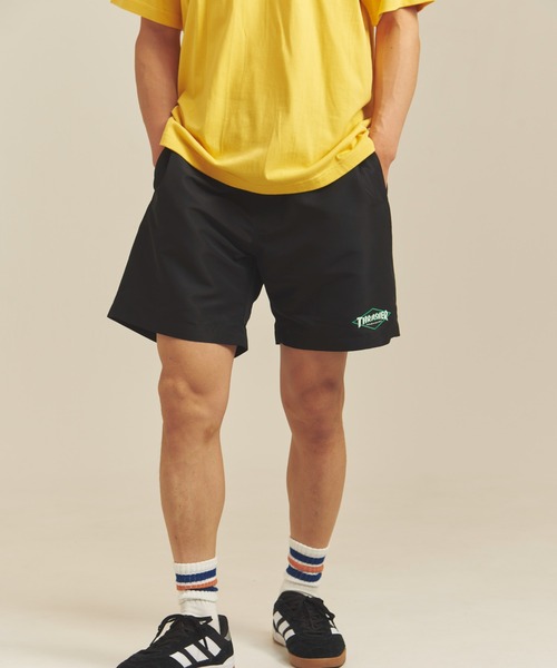 THRASHER（スラッシャー）の「THRASHER DIAMOND LOGO SHORTS（その他パンツ・メンズ・ブラック/ベージュ/ミント・M/L）」の4枚目の写真