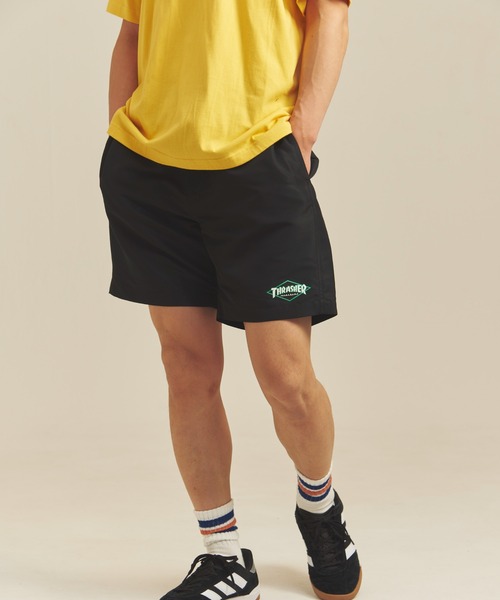 THRASHER（スラッシャー）の「THRASHER DIAMOND LOGO SHORTS（その他パンツ・メンズ・ブラック/ベージュ/ミント・M/L）」の5枚目の写真
