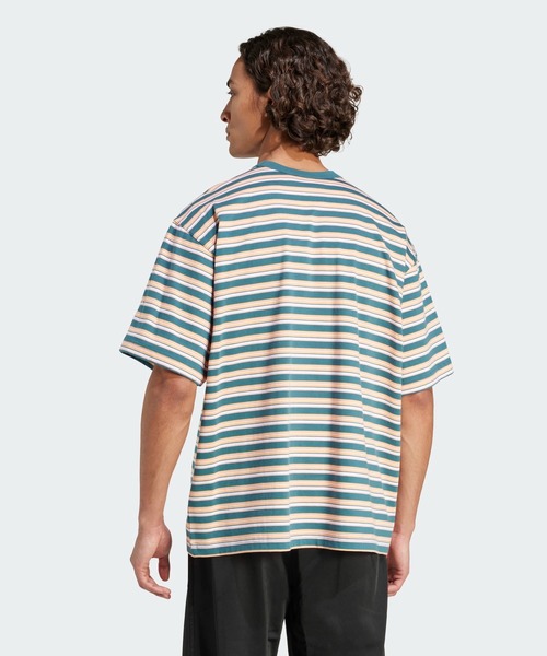adidas/アディダス 半袖Tee/半袖Tシャツ スリーストライプ 吸汗