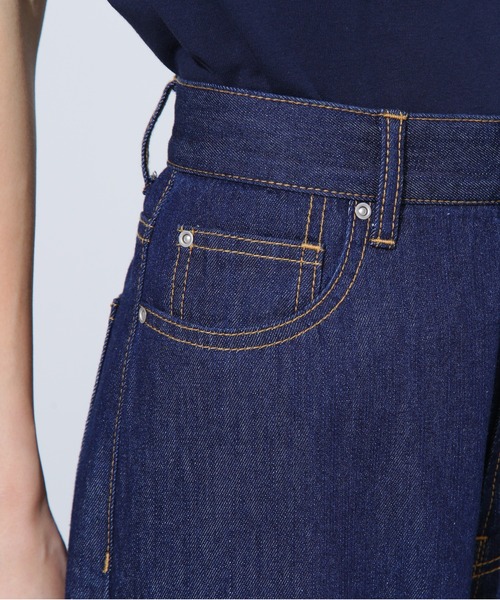 N.(N. Natural Beauty Basic)(エヌエヌナチュラルビューティーベーシック)の「【PS/低身長サイズ】ライトオンスワイドデニムパンツ(デニムパンツ・レディース・ネイビー/ブルー・MEDIUM/PS)」の22枚目の写真