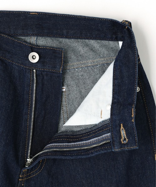 N.(N. Natural Beauty Basic)(エヌエヌナチュラルビューティーベーシック)の「【PS/低身長サイズ】ライトオンスワイドデニムパンツ(デニムパンツ・レディース・ネイビー/ブルー・MEDIUM/PS)」の4枚目の写真