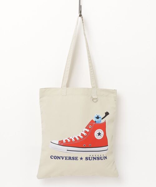 セール】【CONVERSE/コンバース】CV SUNSUN FLAT TOTE BAG