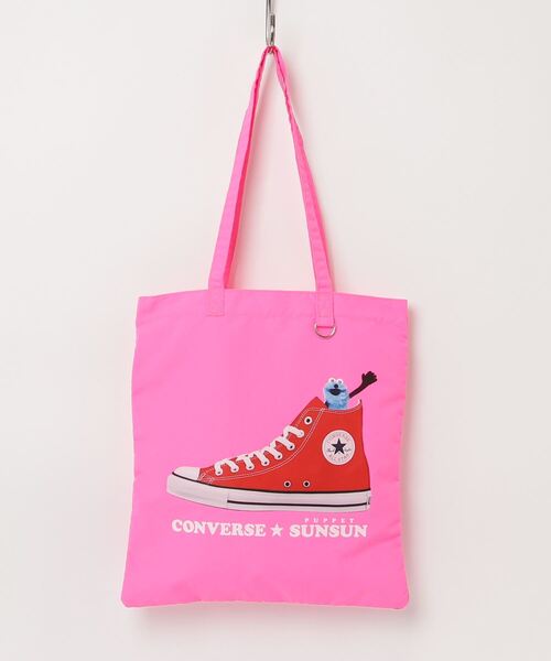 セール】【CONVERSE/コンバース】CV SUNSUN FLAT TOTE BAG