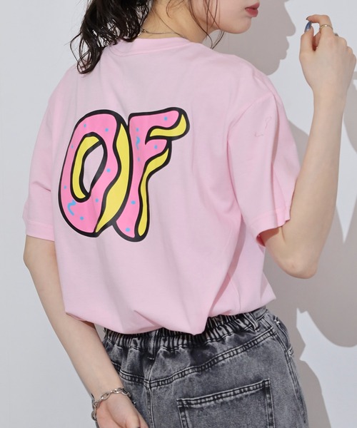 ODD FUTURE（オッドフューチャー）の「Odd Future ロゴ プリントTシャツ（Tシャツ/カットソー・メンズ・ゴールド/ネイビー/ピンク・L/M）」の6枚目の写真