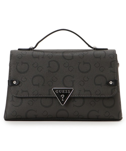 Guess(ゲス)の「MARLENA Top Handle Crossbody ハンドバッグ (ショルダーバッグ・レディース・ダークグレー・ONE SIZE)」の1枚目の写真