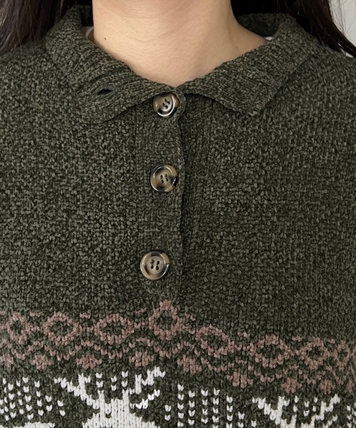 kutir（クティール）の「長袖ニット（ニット/セーター・レディース・ネイビー・FREE）」の9枚目の写真