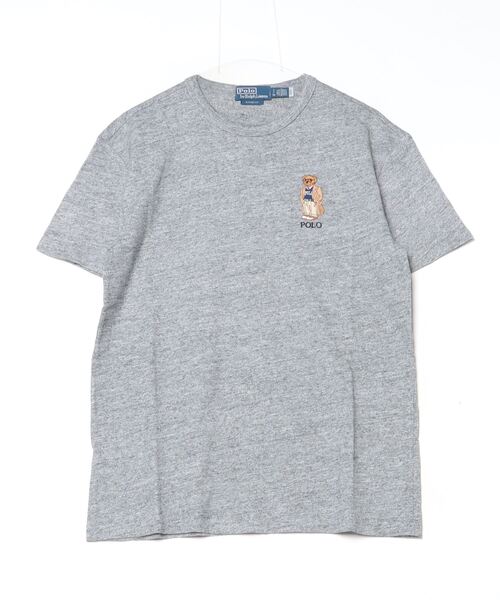 【POLO RALPH LAUREN】スラブジャージーTシャツ(ロゴ入り) クラシック Polo ベア スラブ ジャージー Tシャツ(Tシャツ