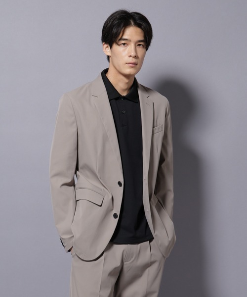 NANO universe（ナノユニバース）の「「Rain Comfort Suit Damerino」RE;NAPES(R)/撥水（セットアップ・メンズ・ネイビー/グレー系その他・XL/L/M/S）」の3枚目の写真