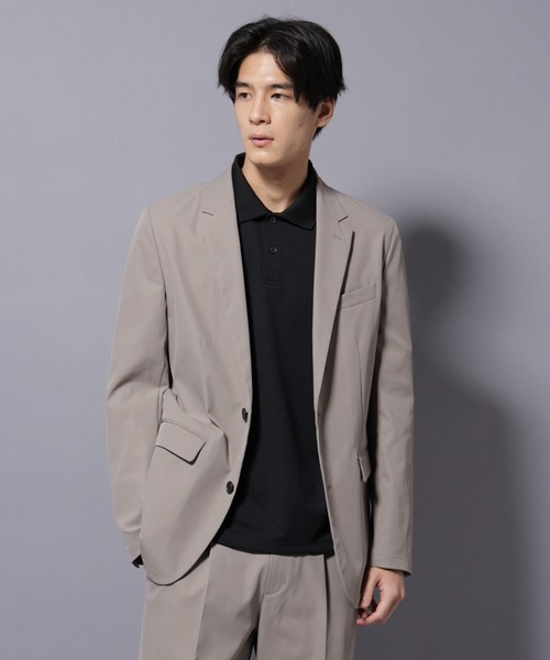 NANO universe（ナノユニバース）の「「Rain Comfort Suit Damerino」RE;NAPES(R)/撥水（セットアップ・メンズ・ネイビー/グレー系その他・XL/L/M/S）」の4枚目の写真