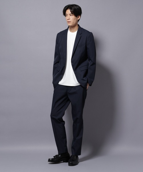 NANO universe（ナノユニバース）の「「Rain Comfort Suit Damerino」RE;NAPES(R)/撥水（セットアップ・メンズ・ネイビー/グレー系その他・XL/L/M/S）」の14枚目の写真