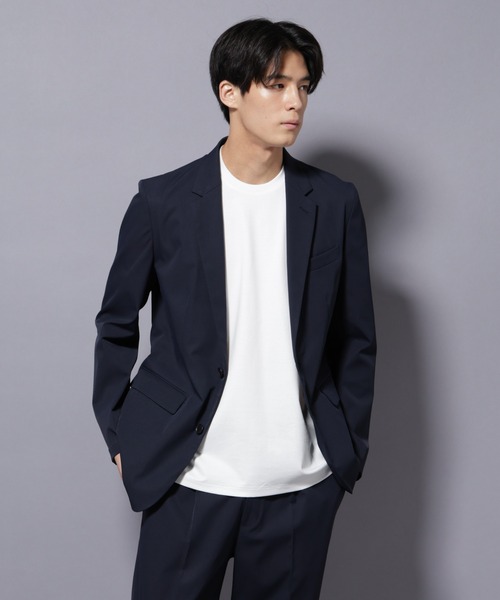 NANO universe（ナノユニバース）の「「Rain Comfort Suit Damerino」RE;NAPES(R)/撥水（セットアップ・メンズ・ネイビー/グレー系その他・XL/L/M/S）」の12枚目の写真