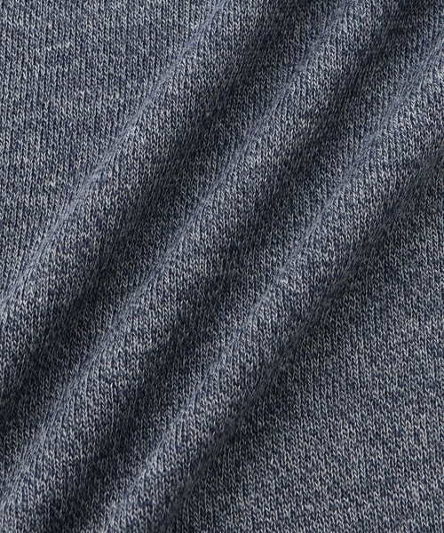 LE CERCLE par rope'(ルセルクルパーロペ)の「ワンポイントロゴスキッパーニット(ポロシャツ・メンズ・グレー/ネイビー/ダークブラウン・L/M/LL)」の7枚目の写真