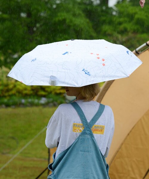 Franklin Climbing(フランクリンクライミング)の「【Franklin Climbing】【RAIN】mini折り畳み傘/晴れ雨兼用(折りたたみ傘・レディース・ブラック/ベージュ系その他/ホワイト系その他/グレー・ONE SIZE)」の2枚目の写真
