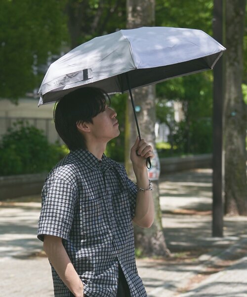 Franklin Climbing(フランクリンクライミング)の「【Franklin Climbing】【RAIN】mini折り畳み傘/晴れ雨兼用(折りたたみ傘・レディース・ブラック/ベージュ系その他/ホワイト系その他/グレー・ONE SIZE)」の3枚目の写真