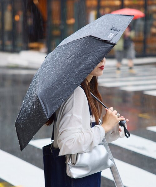 Franklin Climbing(フランクリンクライミング)の「【Franklin Climbing】【RAIN】mini折り畳み傘/晴れ雨兼用(折りたたみ傘・レディース・ブラック/ベージュ系その他/ホワイト系その他/グレー・ONE SIZE)」の1枚目の写真