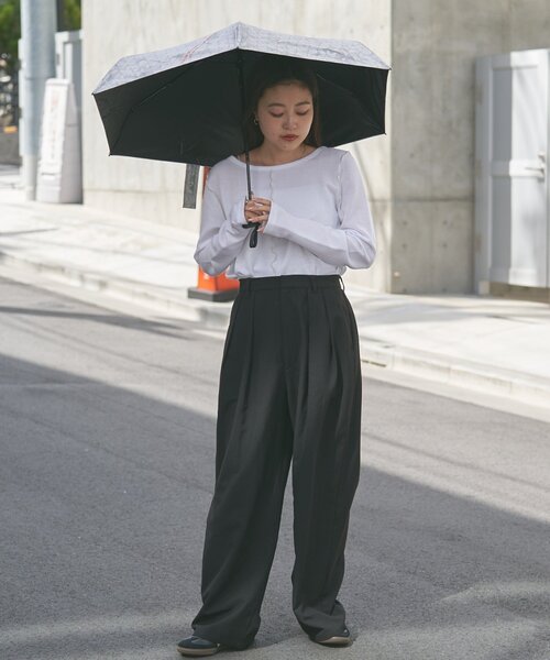 Franklin Climbing(フランクリンクライミング)の「【Franklin Climbing】【RAIN】mini折り畳み傘/晴れ雨兼用(折りたたみ傘・レディース・ブラック/ベージュ系その他/ホワイト系その他/グレー・ONE SIZE)」の11枚目の写真