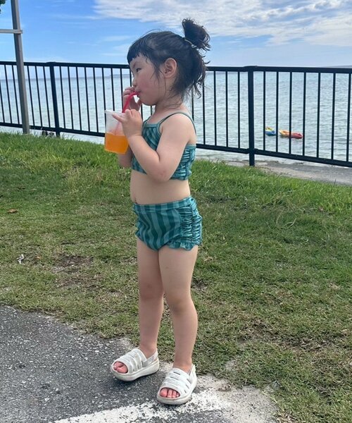 CIAOPANIC スイムウェア セール】【WEB限定】【KIDS】サイドシャーリングセパレート