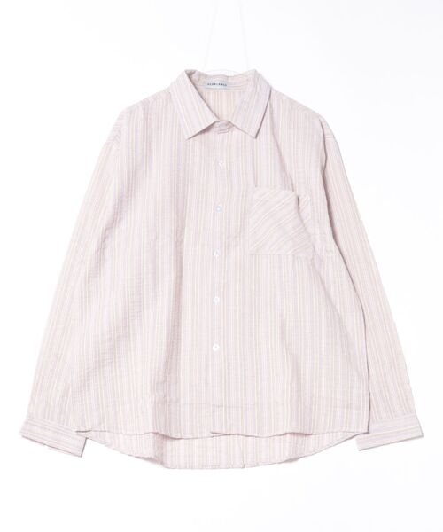 REBALANCE(リバランス)の「レトロストライプオーバーサイズシャツ(シャツ/ブラウス・レディース・B/A・LARGE/MEDIUM)」の12枚目の写真