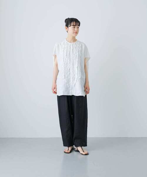 リネンボリュームパンツ（その他パンツ）｜かぐれ（カグレ）の