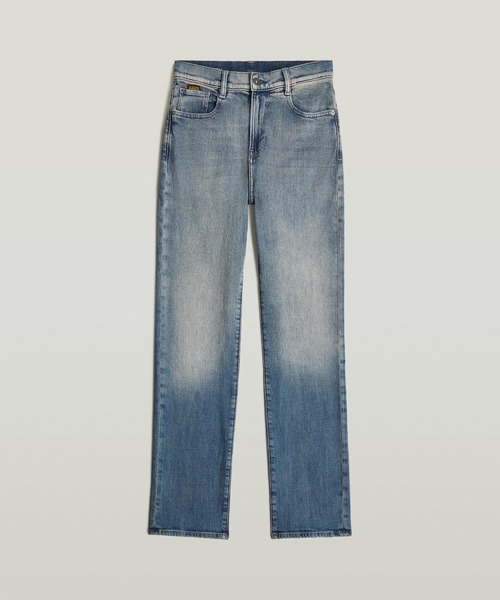 G-STAR(ジースター)の「VIKTORIA HIGH STRAIGHT JEANS/ヴィンテージライクハイウエストストレートジーンズ/L30(デニムパンツ・レディース・ライトインディゴブルー・24inch/25inch/23inch/27inch/26inch)」の6枚目の写真