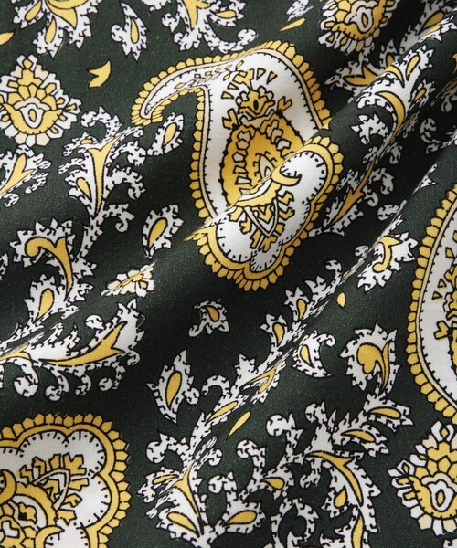 Saturdays NYC（サタデーズ ニューヨークシティ ）の「Canty Open Collar Paisley Printed SS Shirt（シャツ/ブラウス・メンズ・レッド/グリーン・L/M/S/XL/X-SMALL）」の12枚目の写真