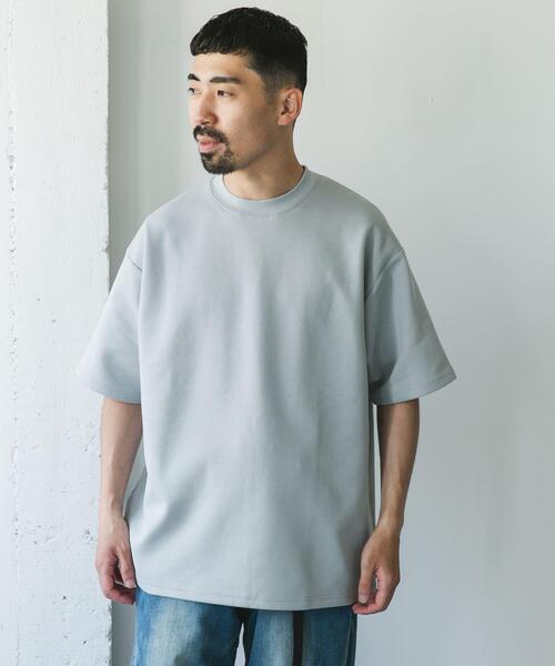 URBAN RESEARCH DOORS（アーバンリサーチドアーズ）の「ダンボール ボックス ショートスリーブ Tシャツ（Tシャツ/カットソー・メンズ・ライトグレー/チャコールグレー/ブルー・MEDIUM/LARGE）」の4枚目の写真