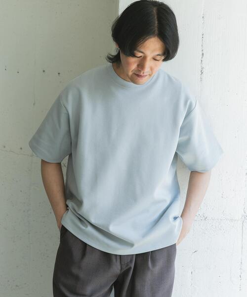 URBAN RESEARCH DOORS（アーバンリサーチドアーズ）の「ダンボール ボックス ショートスリーブ Tシャツ（Tシャツ/カットソー・メンズ・ライトグレー/チャコールグレー/ブルー・MEDIUM/LARGE）」の10枚目の写真