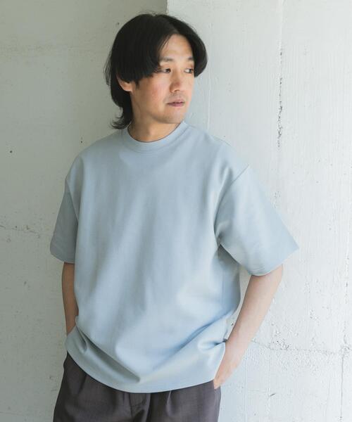 URBAN RESEARCH DOORS（アーバンリサーチドアーズ）の「ダンボール ボックス ショートスリーブ Tシャツ（Tシャツ/カットソー・メンズ・ライトグレー/チャコールグレー/ブルー・MEDIUM/LARGE）」の11枚目の写真