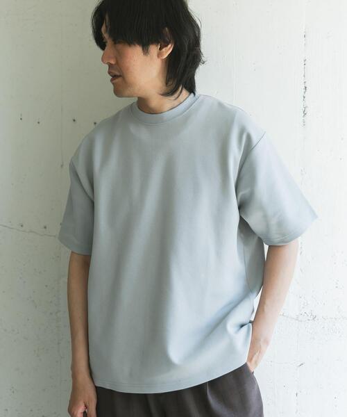 URBAN RESEARCH DOORS（アーバンリサーチドアーズ）の「ダンボール ボックス ショートスリーブ Tシャツ（Tシャツ/カットソー・メンズ・ライトグレー/チャコールグレー/ブルー・MEDIUM/LARGE）」の13枚目の写真