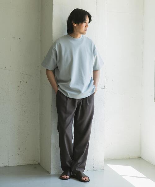 URBAN RESEARCH DOORS（アーバンリサーチドアーズ）の「ダンボール ボックス ショートスリーブ Tシャツ（Tシャツ/カットソー・メンズ・ライトグレー/チャコールグレー/ブルー・MEDIUM/LARGE）」の14枚目の写真