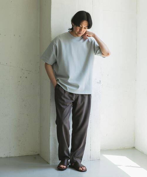 URBAN RESEARCH DOORS（アーバンリサーチドアーズ）の「ダンボール ボックス ショートスリーブ Tシャツ（Tシャツ/カットソー・メンズ・ライトグレー/チャコールグレー/ブルー・MEDIUM/LARGE）」の15枚目の写真