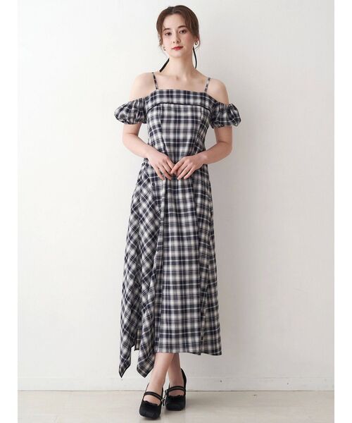 CALNAMUR(カルナムール)の「2WAYチェックロングワンピース(ワンピース・レディース・その他1/その他2・FREE)」の12枚目の写真