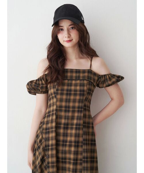 CALNAMUR(カルナムール)の「2WAYチェックロングワンピース(ワンピース・レディース・その他1/その他2・FREE)」の17枚目の写真