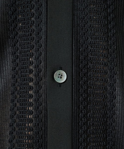 STUDIOUS（ステュディオス）の「RUSSELL LACE SHIRTS（シャツ/ブラウス・メンズ・ダークグリーン/ブラック・1/2）」の17枚目の写真