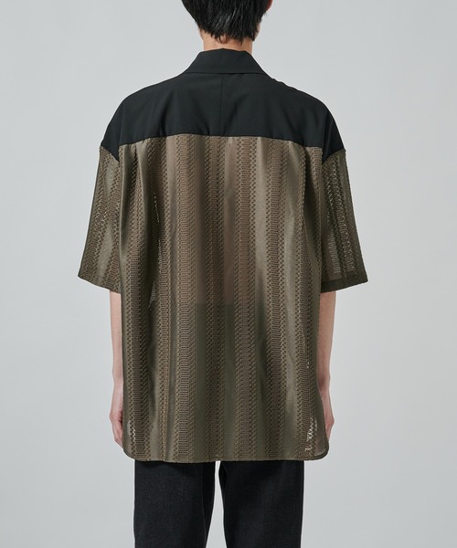 STUDIOUS（ステュディオス）の「RUSSELL LACE SHIRTS（シャツ/ブラウス・メンズ・ダークグリーン/ブラック・1/2）」の20枚目の写真