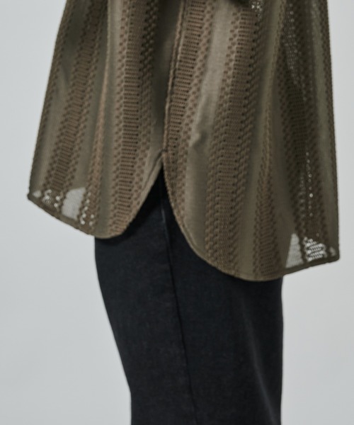 STUDIOUS(ステュディオス)の「【STUDIOUS】RUSSELL LACE SHIRTS(シャツ/ブラウス・メンズ・ダークグリーン/ブラック・1/2)」の17枚目の写真