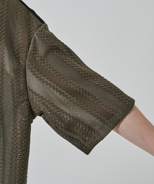 STUDIOUS(ステュディオス)の「【STUDIOUS】RUSSELL LACE SHIRTS(シャツ/ブラウス・メンズ・ダークグリーン/ブラック・1/2)」の19枚目の写真