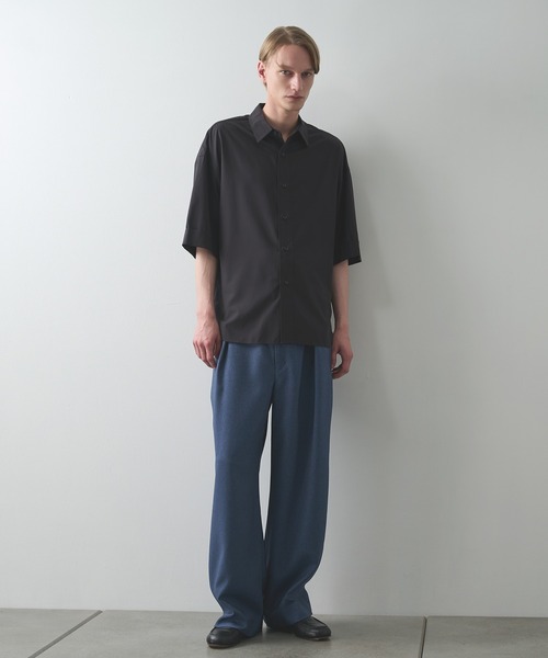 STUDIOUS(ステュディオス)の「【STUDIOUS】RUSSELL LACE SHIRTS(シャツ/ブラウス・メンズ・ダークグリーン/ブラック・1/2)」の22枚目の写真
