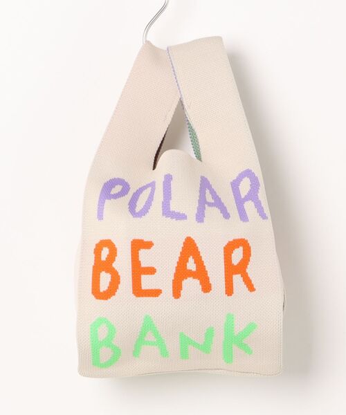 salle de bal(サルデバル)の「【 POLAR BEAR BANK / ポーラーベアバンク 】ニットトートバック MMI(トートバッグ・レディース・ネイビー/ダークブルー/ブラック/アイボリー/グレー・FREE)」の9枚目の写真