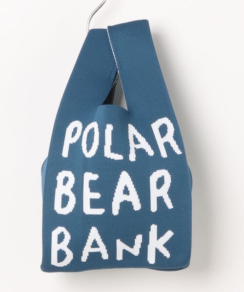 salle de bal(サルデバル)の「【 POLAR BEAR BANK / ポーラーベアバンク 】ニットトートバック MMI(トートバッグ・レディース・ネイビー/ダークブルー/ブラック/アイボリー/グレー・FREE)」の8枚目の写真