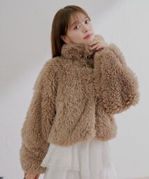 Chicoチコ プードルコート ブラウン chico プードルコート ブラウン