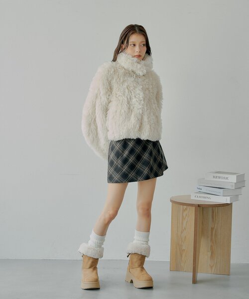 Chico（チコ）の「【REVIVAL】プードルコート（その他アウター・レディース・ホワイト系その他/ブラウン/チャコールグレー/アイボリー/ベージュ系その他2・FREE）」の16枚目の写真