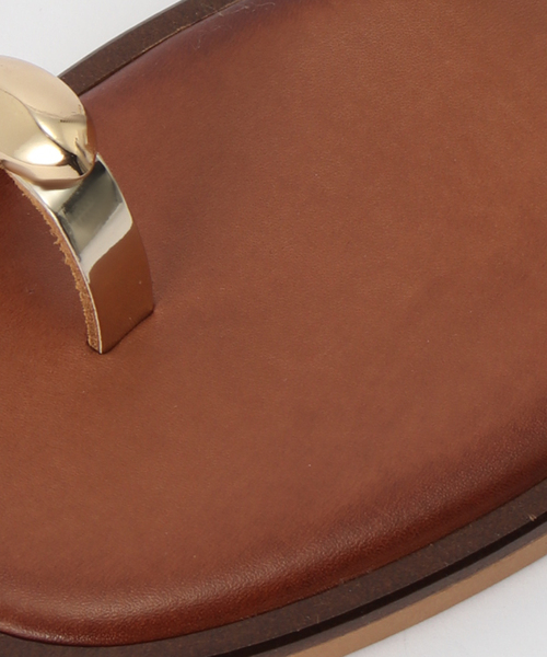 La TOTALITE（ラトータリテ）の「NICOLAS LAINAS/ニコラスライナス フラットサンダル（サンダル・レディース・ブラック/ベージュ・36/37/38）」の10枚目の写真