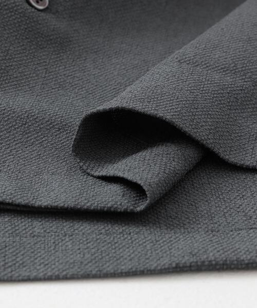 URBAN RESEARCH DOORS（アーバンリサーチドアーズ）の「マイクロサッカー オープンカラー ショートスリーブシャツ（シャツ/ブラウス・メンズ・グレー/チャコールグレー/ブルー・MEDIUM/LARGE）」の14枚目の写真