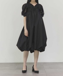 THE PERMANENT EYE（ザパーマネントアイ）の「【THE TOKYO/ザトウキョウ】2way Balloon Bare Dress/バルーンベアドレス/ミニドレス/バルーンスカート（ワンピース）」