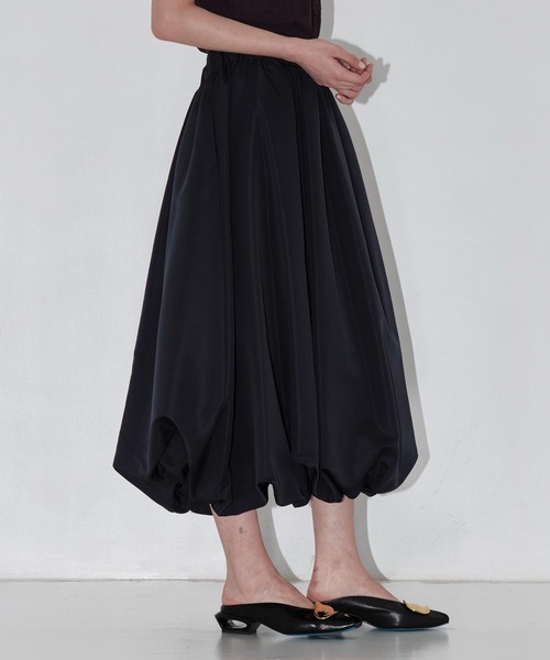 THE PERMANENT EYE(ザパーマネントアイ)の「【THE TOKYO/ザトウキョウ】2way Balloon Bare Dress/バルーンベアドレス/ミニドレス/バルーンスカート(スカート・レディース・ネイビー/ブラック・FREE)」の2枚目の写真