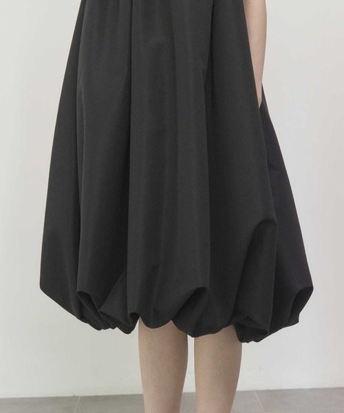 THE PERMANENT EYE(ザパーマネントアイ)の「【THE TOKYO/ザトウキョウ】2way Balloon Bare Dress/バルーンベアドレス/ミニドレス/バルーンスカート(スカート・レディース・ネイビー/ブラック・FREE)」の7枚目の写真