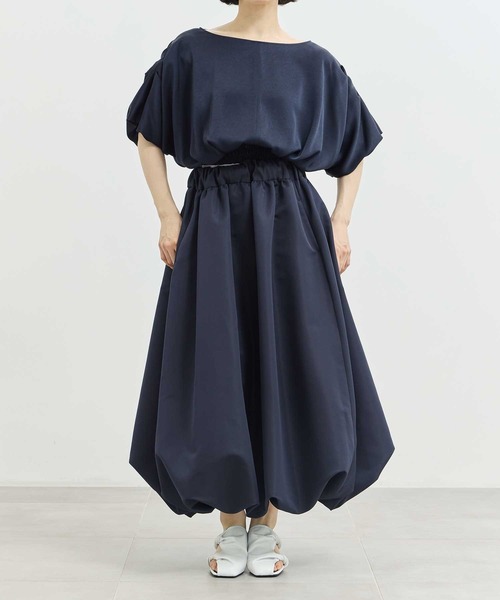 THE PERMANENT EYE(ザパーマネントアイ)の「【THE TOKYO/ザトウキョウ】2way Balloon Bare Dress/バルーンベアドレス/ミニドレス/バルーンスカート(スカート・レディース・ネイビー/ブラック・FREE)」の10枚目の写真
