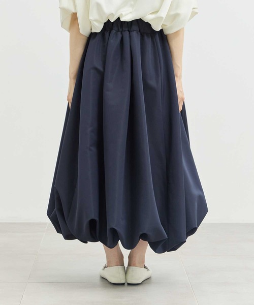 THE PERMANENT EYE(ザパーマネントアイ)の「【THE TOKYO/ザトウキョウ】2way Balloon Bare Dress/バルーンベアドレス/ミニドレス/バルーンスカート(スカート・レディース・ネイビー/ブラック・FREE)」の13枚目の写真
