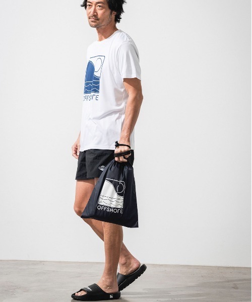 OFFSHORE(オフショア)の「LOGO SET UP/半袖・ショーツ セットアップ3点セット(Tシャツ/カットソー・メンズ・ブラック/オレンジ/パープル・S/M/L/XL)」の8枚目の写真